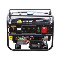 Генератор бензиновый Huter DY8000LX-3 7кВт, 220/380В, 4-х такт, 25л, ручной стартер/электростартер